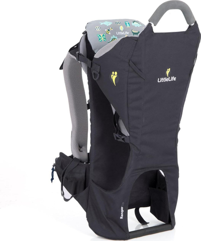 Mbajtëse për fëmijë LittleLife Ranger S2, deri 20 kg, alumini, gri