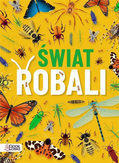 Libër për fëmijë Bookolika World of Bugs, me figura, mbi insekte dhe merimanga