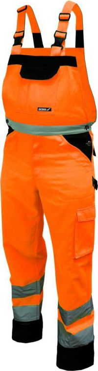 Pantollona reflektuese mbrojtëse Dedra (BH81SO2-XXL), XXL, portokalli
