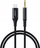 Kabllo audio Choetech AUX009 Lightning në 3.5mm, 2m, i zi