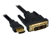 Kabllo video Microconnect HDM191813, HDMI në DVI-D, 3 m, e zezë