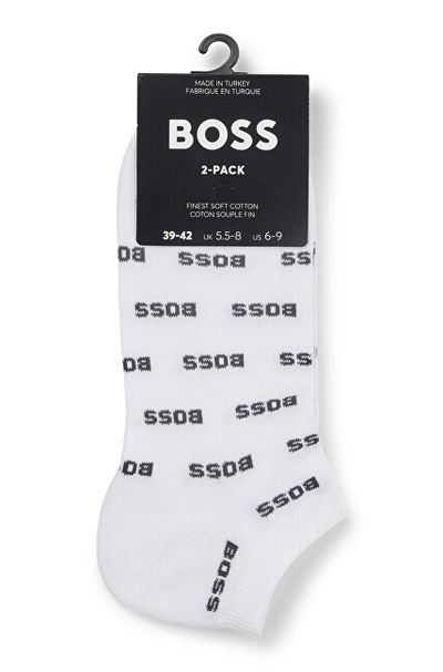 Qorapë për meshkuj Hugo Boss, 2 palë, të bardha