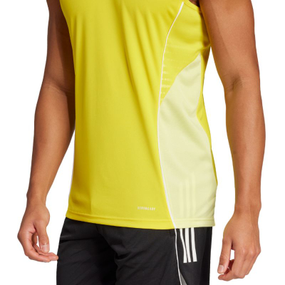 Маица без ракави Adidas Tiro 25 Competition, машка, полиестер, бела
