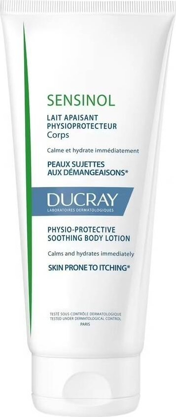 Млеко за тело Ducray Sensinol, за кожа со чешање, без мирис, 200ml