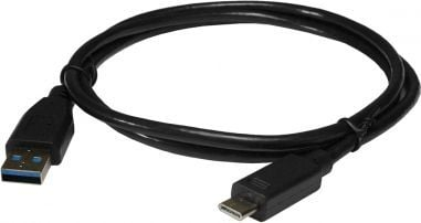 Kabllo USB Art KABUSB3.1 A C 1M, USB A në USB C, 1 m, i zi