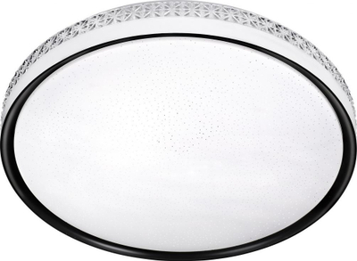 Plafon tavani Activejet LUNA, LED 23W, dritë e bardhë neutrale, e bardhë me të zezë