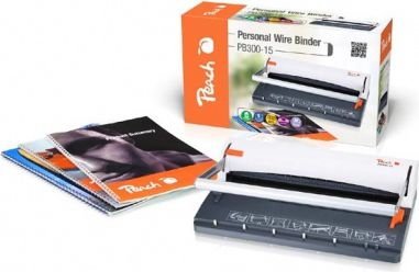 Makinë lidhëse Peach PB300-15, 60 fletë A4, manuale, gri