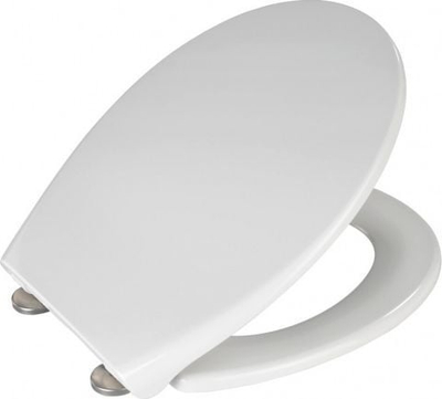 Ulese WC Wenko Premium Samos, mbyllje e butë Soft Close, sistem Fix Clip, e bardhë
