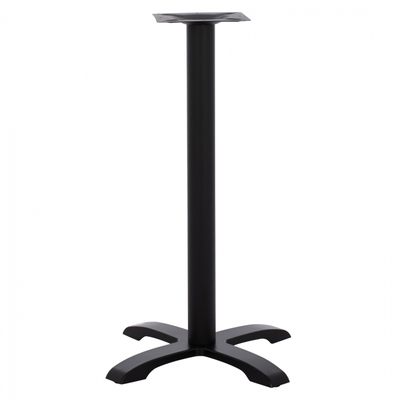 Bazë tavoline bari HM CAST IRON HM473, 62x62x94 cm, lartësi mesatare, e zezë mat