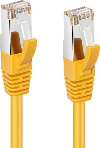 Kabllo rrjeti MicroConnect CAT6A S/FTP, 1.5m, LSZH, e verdhë