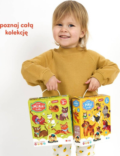 Puzzle Czuczu Meow Kittens, 40 pjesë, për fëmijë 3+, shumëngjyrësh