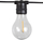Drita dekorative LED Allegra, 2700K, IP44, të zeza
