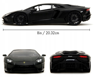 Maket veture Jada Lamborghini Aventador Fast and Furious, 1:24, metal die cast, i zi