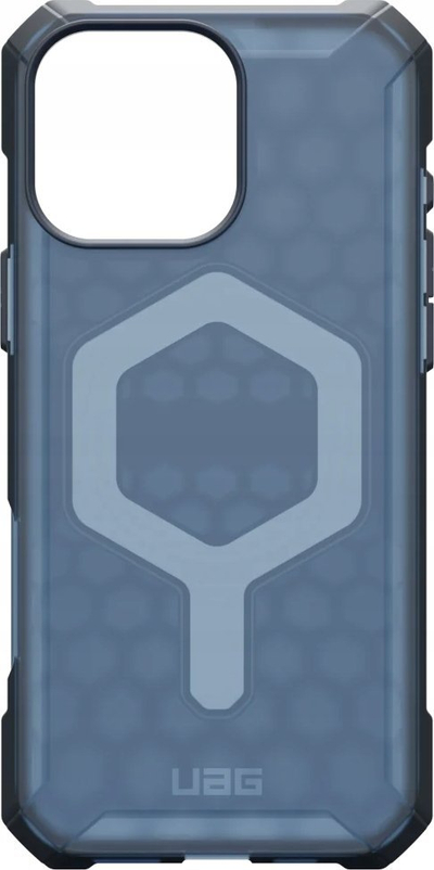 Kllafë UAG Essential Armor me MagSafe për iPhone 16 Pro Max, e fortë, blu Cloud
