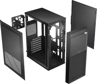 Kasë kompjuteri Logic Concept J23 Pro, ATX, e zezë