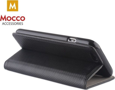 Mbulesë libri Mocco Smart Magnet për Huawei Y9 2018, me magnet, e zezë