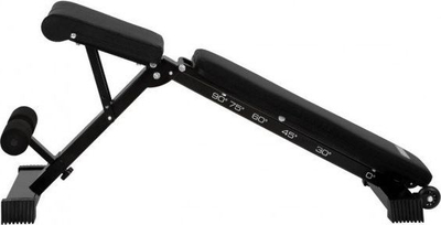 Stol fitnesi HAMMER Force 2.0, i rregullueshëm, 200 kg, i zi
