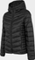 Xhup për goca 4F H4Z22-KUDP003, i lehtë, me kapuç, i zi