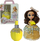 Lodër gocë Perfumies Doll Chloe Love, me shishe parfum, e verdhë