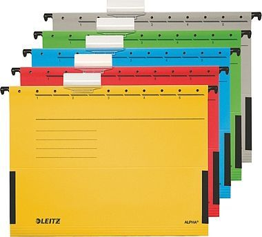 Dosje pezulluese Leitz Alpha A4, me anë të mbyllura, bezhë