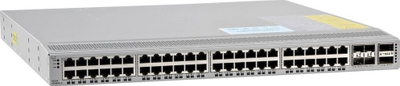 Swich Cisco Nexus N9K C92348GC X, 48x 100M 1G, 4x 10 25G, gri