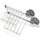 Toster Tognana Iridea, 850W, i kuq