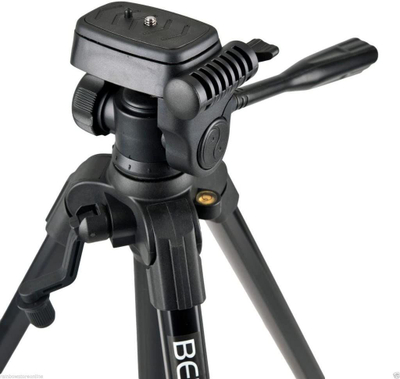 Tripod fotografik Benro T660EX, alumin, lartësia 145 cm, i zi