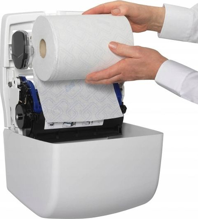 Dispenser letrash duarsh Kimberly Clark Aquarius Slimroll 7955, për mur, plastik, i bardhë