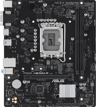 Pllakë amë ASUS PRIME H610M-R-SI, LGA 1700, mATX, DDR5