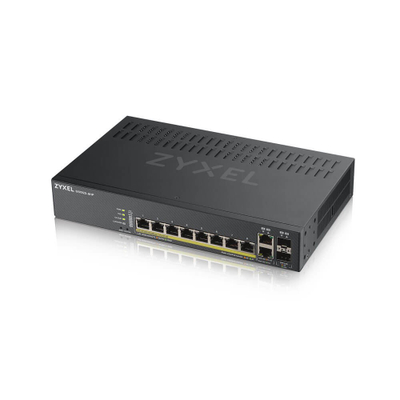 Switch i menaxhuar Zyxel GS1920-8HPv2, 8 porta Gigabit, PoE, gri