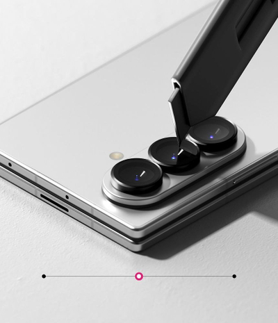 Mbrojtëse lente kamere Ringke Camera Frame, 2 copë, për Galaxy Z Fold7 Fold8 Ultra, e zezë
