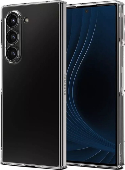 Kapak telefoni Spigen për Samsung Galaxy Z Fold 6 Air Skin, Crystal Clear, transparent