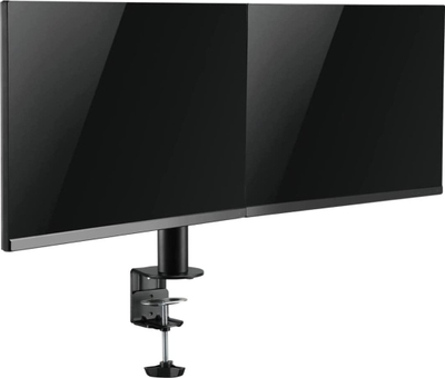 Mbajtës tavoline për monitorë LogiLink BP0106, për 2 monitorë 17"-32", kapacitet 9 kg, i zi