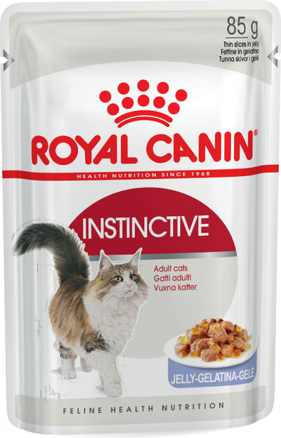 Instinctive për mace, copëza në xhel, 85 g