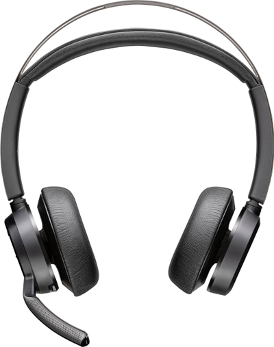 Kufje zyre Poly Voyager Focus 2 USB C, pa tela, USB C, të zeza