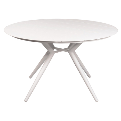 Tavolinë kopshti HIGER HM6290.01, rrethore alumini 126 cm, 74 cm, gri