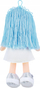 Kukull pelushi Smily Play Rag Doll Julka, motiv unikorni, flokë blu