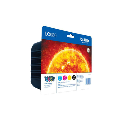 Мастило за печатач Brother LC-980 Value Pack, оригинално, повеќебојно