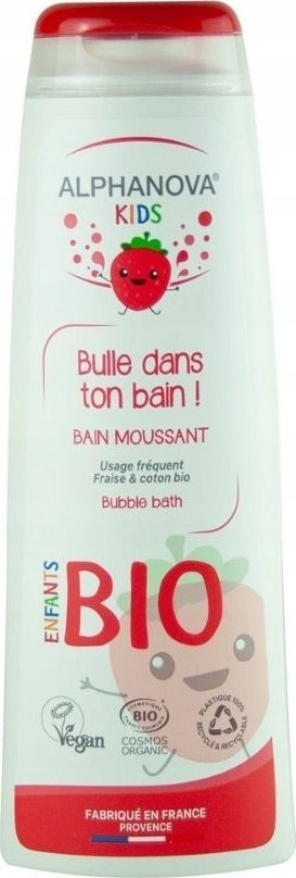 Shkumë banjoje për kalamaj Alphanova Kids Bio, me erë dardhe, 250ml