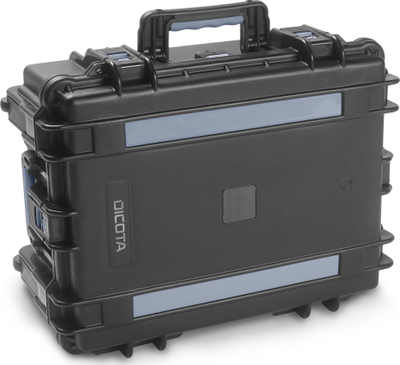 Çantë me rrota Dicota Rolling Case, për 14 tabletë, me karikim, ngjyrë e zezë