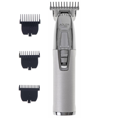 Trimmer Adler AD 2836s Professional, bateri 1400 mAh, karikim USB, gri