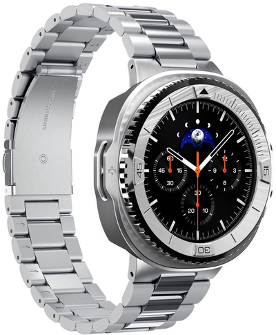 Заштитен прстен Spigen Bezel Tune Pro Pilot, за Samsung Galaxy Watch 8 Classic 46mm, сребрен
