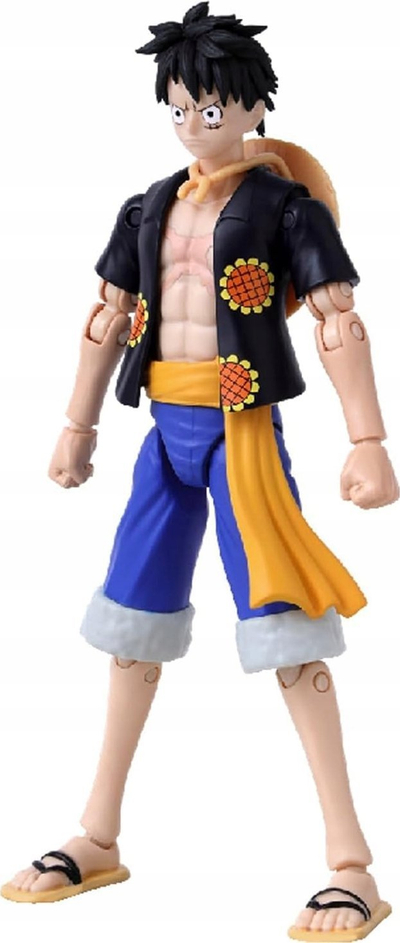 Figurë aksion BANDAI Anime Heroes One Piece Monkey D. Luffy Dressrosa, 17cm, me aksesorë