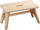 Stol shkalle Decopatent FSC prej druri, 42 x 21.5 x 20.5 cm, ngjyrë dru natyrale