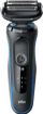 Rroje elektrike Braun Series 5 51-B1000S, me 3 tehe fleksibile, bateri Li-Ion, blu