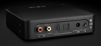 DAC USB JDS Labs Atom DAC 2, optik TOSLINK, përforcues për kufje, i zi