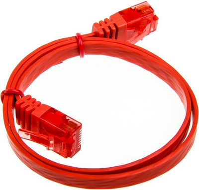 Kabllo rrjeti InLine U/UTP Cat.6, RJ45, 0.5m, e kuqe