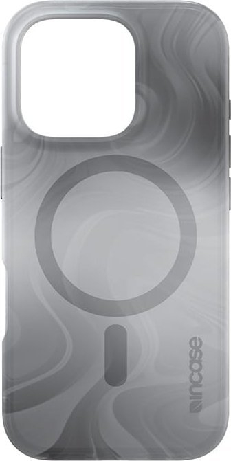 Kuti telefoni Incase Halo Fitted Hard Shell me MagSafe për iPhone 16 Pro, mbrojtje 3 m, Oil Slick Smoke