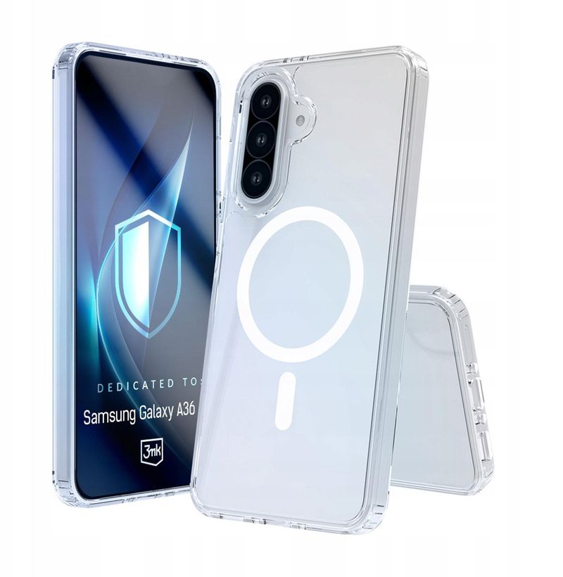 Futrollë 3MK Armor MagCase për Samsung Galaxy A36, magnetike, transparente