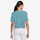 Bluzë sportive Nike Pro Crop për femra, e shkurtër, e kaltër